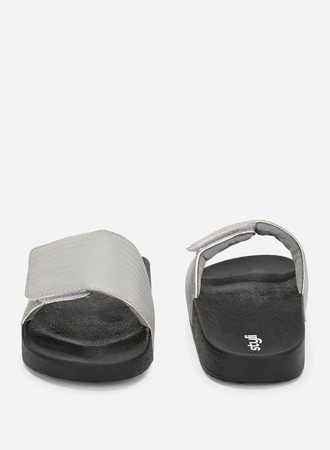 ستايلي شبشب بحزام فيلكرو عريض - Image 5