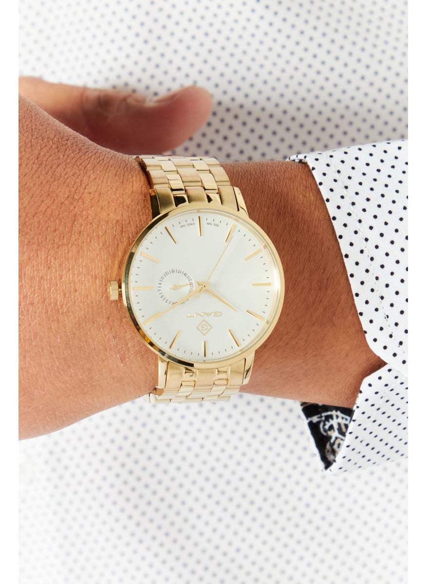 GANT Men G105009 Round Quartz Watches 42 mm, White  - Image 2