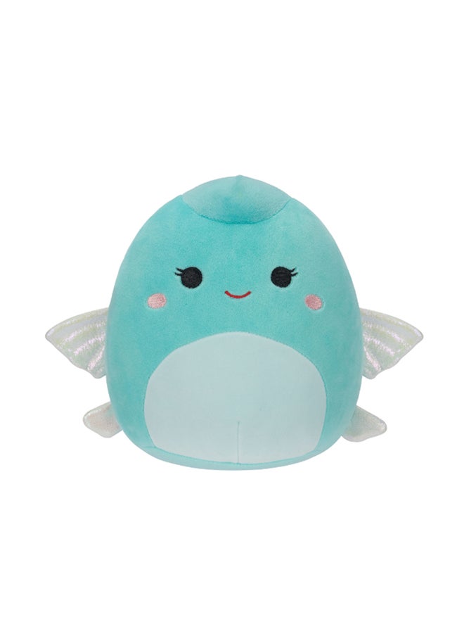 Squishmallows 7.5 inch Little Plush Bette the Light Teal Flying Fish Officially Licensed Kellytoy Plush Toy Colorful Soft Gift for Kids Girls & Boys Washable Squishy Stuff Toy Multicolor All Age  - Image 1