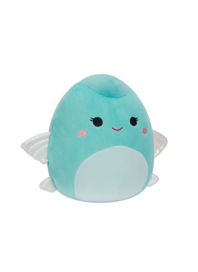 Squishmallows 7.5 inch Little Plush Bette the Light Teal Flying Fish Officially Licensed Kellytoy Plush Toy Colorful Soft Gift for Kids Girls & Boys Washable Squishy Stuff Toy Multicolor All Age  - Image 2