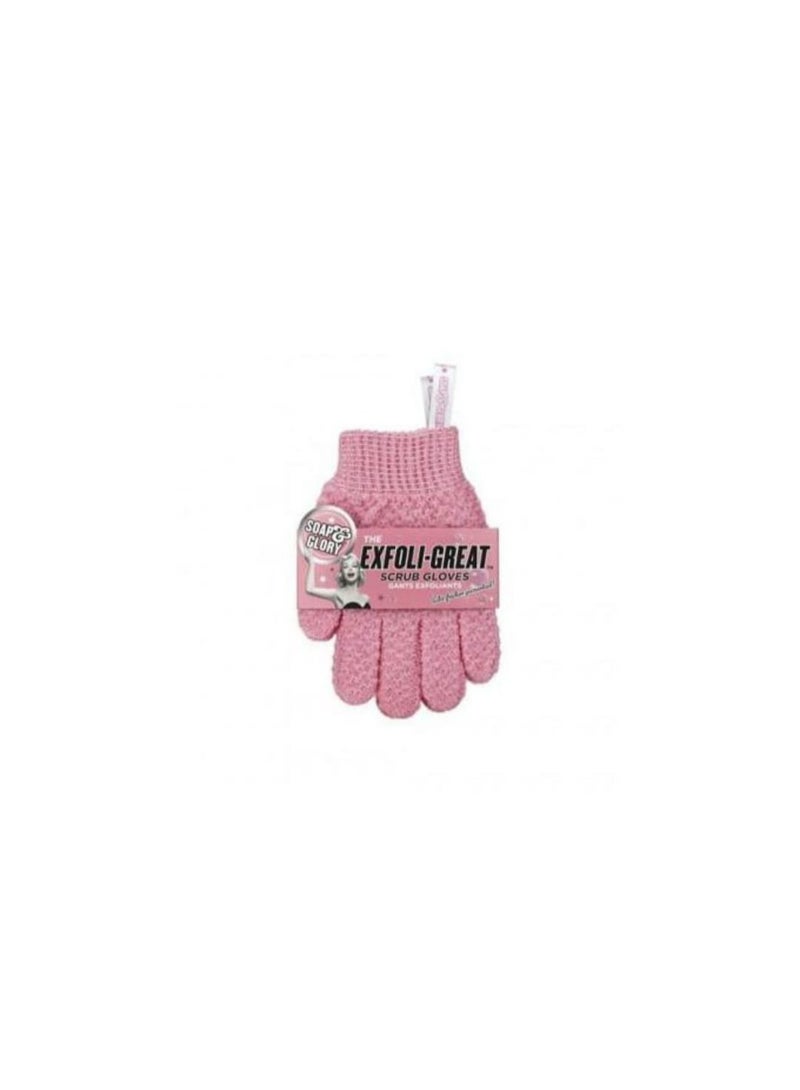 Luxuria pink exfoliating gloves - Image 4