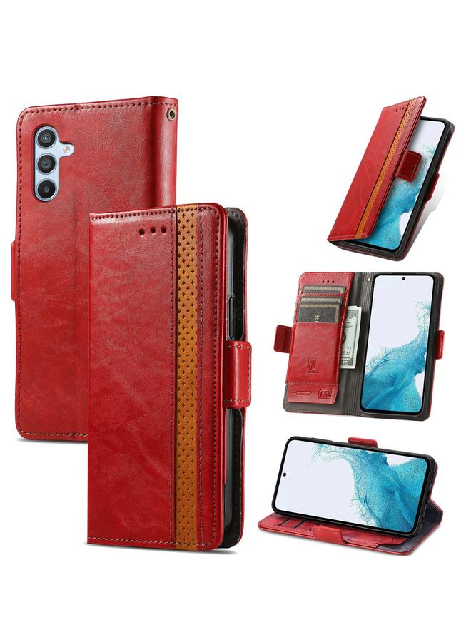 Case For Samsung Galaxy A36 5G Splicing Dual Magnetic Buckle Leather Phone Case