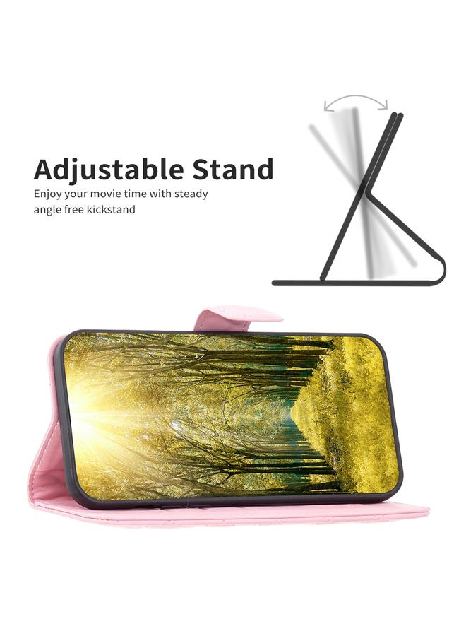 S-TOP Case For Samsung Galaxy M53 5G Diamond Lattice Wallet Leather Flip Phone Case - Image 5