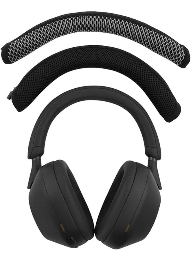 erorex Headband Cover Pad Adapter For Sony Wh 1000Xm5 Headphone Headset Headband Protector Cushion Replacement With Zipper Black  - Image 4