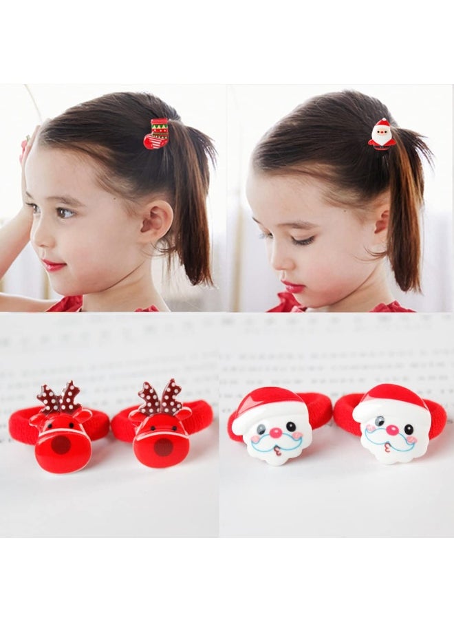 Set of 5 Pairs Intresting Winter Christmas Theme Collection Hair Accessories with cute christmas characters Rubber Band Ponytail Holders for Kids Girls (Pack of 10) fgs..fg - pzsku/Z9E76B57438C13DEE998CZ/45/_/1729064211/1555bd56-3dd3-4cd3-8bf4-602e77867189