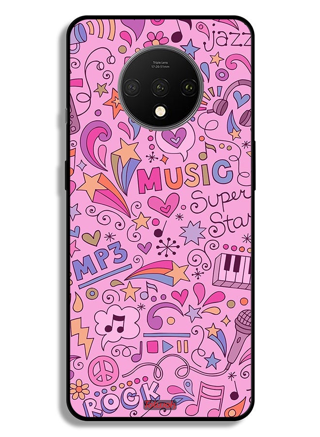Tolwak OnePlus 7T Protective Case Cover Music Tags - Image 2