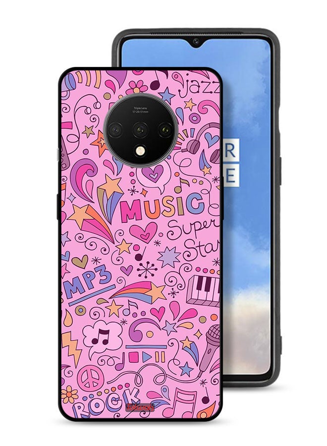 Tolwak OnePlus 7T Protective Case Cover Music Tags - Image 1