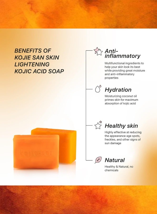Kojie 14 Pieces Kojie San Skin Lightening Soap Classic 135g - Image 3