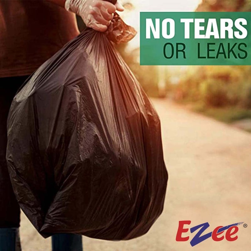 Ezee Garbage Bag 60 Pieces 30 Pieces 19 Inches X 21 Inches Pack Of 2 Black plastic - Image 3
