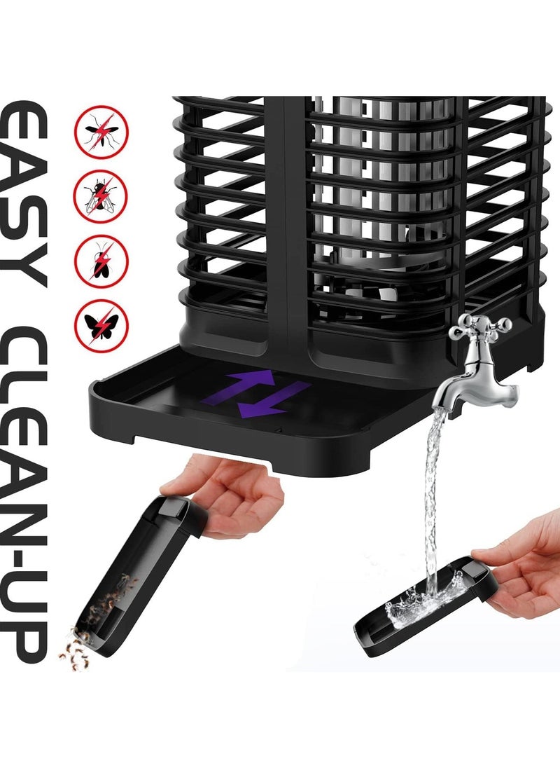 KINGMAZI - Upgraded Bug Zapper with Light Sensor,Flying Insects Killer 4200V High Powered Waterproof Zapper for Outdoor and Indoor,Electronic Mosquito Trap for Home, Garden ,Effective Range 2300 Sq.Ft - Image 1