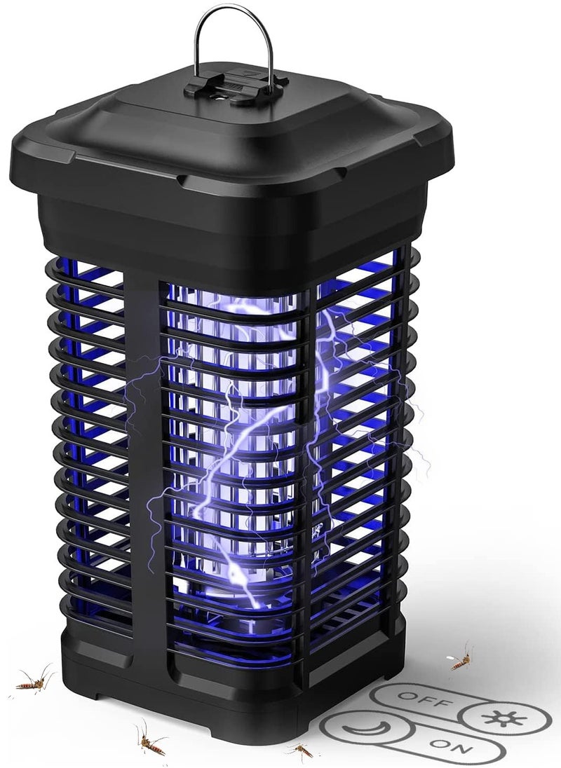 KINGMAZI - Upgraded Bug Zapper with Light Sensor,Flying Insects Killer 4200V High Powered Waterproof Zapper for Outdoor and Indoor,Electronic Mosquito Trap for Home, Garden ,Effective Range 2300 Sq.Ft - Image 1