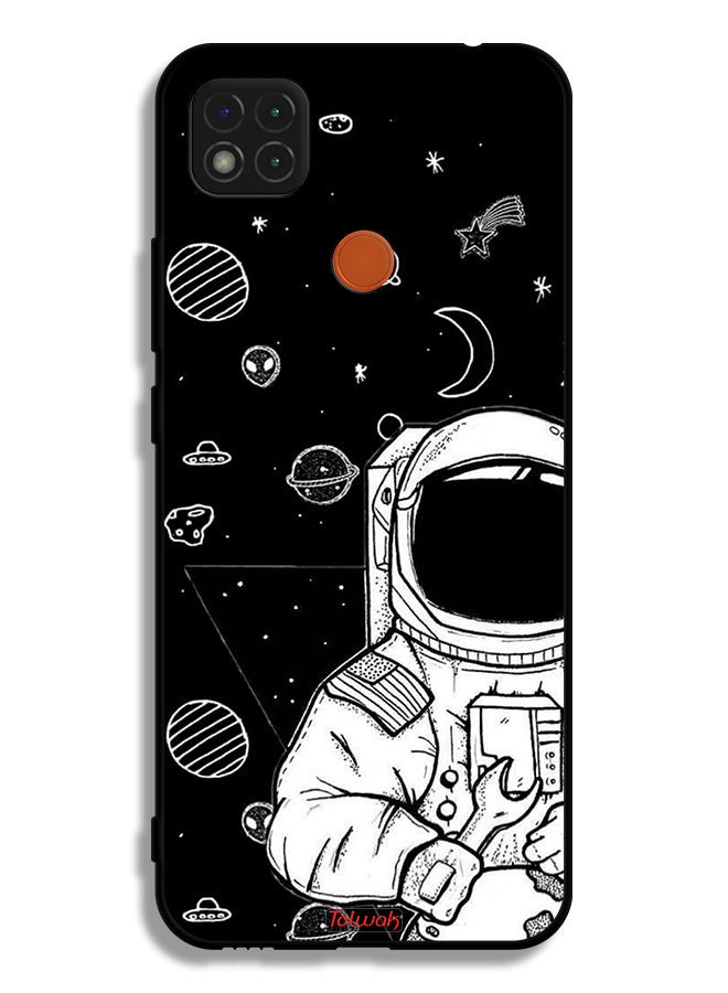 Tolwak Xiaomi Redmi 10A Protective Case Cover Astronaut Art - Image 2