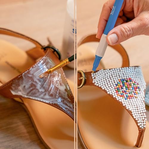 Diamond Dotz Accessories Dotz Stick, Clear Diamond Dotz Glue, 4oz (118ml) Bottle Diamond Art Glue for Freestyle, Crafts and Jigsaw Puzzles - Image 4