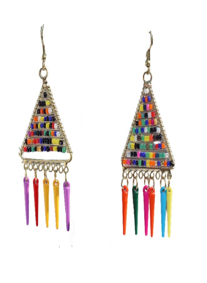 Salvus APP SOLUTIONS Stylish Earrings for Girls - Elevate Your Fashion with Elegance (Multicolor_2x3 Inch) - Image 1