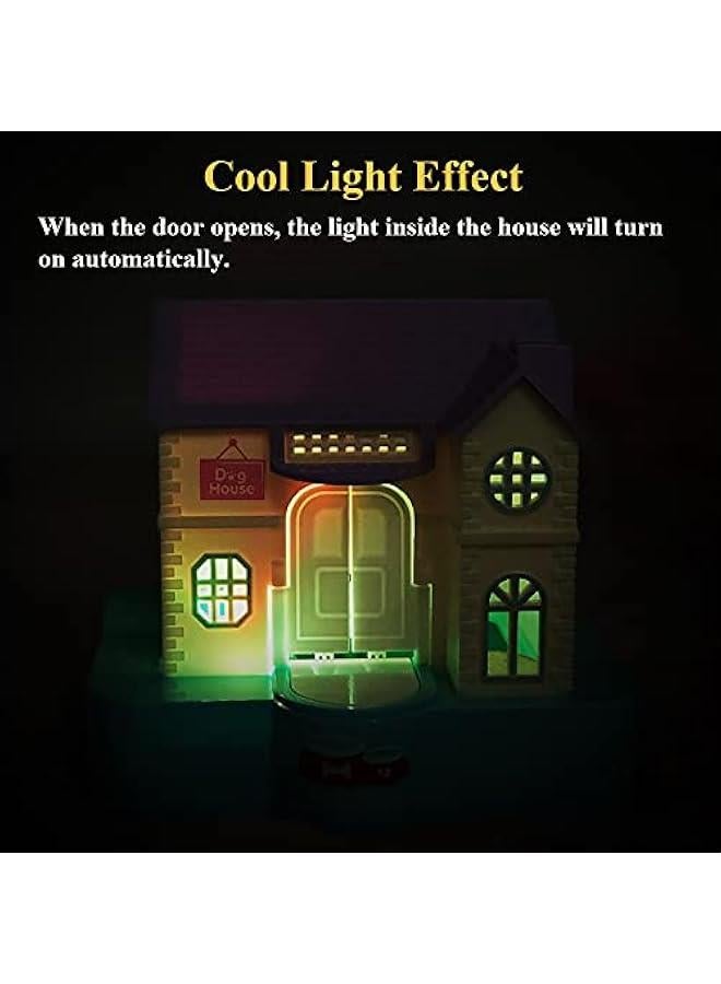 Doghouse Money Bank, Funny Electric Automatic Stealing Coin Bank gy Bank Toy Doggy Saving Box for Kids with Sound and Light Effects (Pink 1) - Image 4