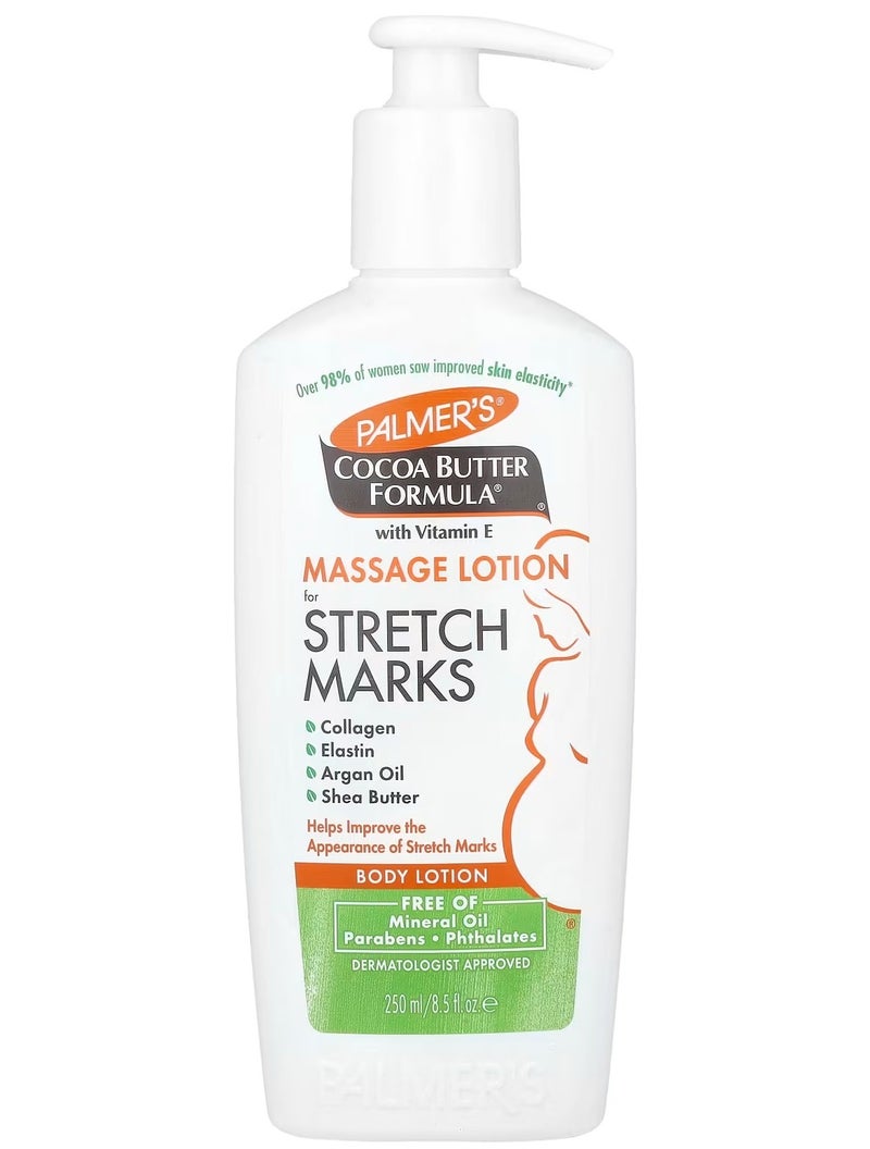 PALMER'S Cocoa Butter Formula with Vitamin E Massage Lotion for Stretch Marks, 8.5 fl oz (250 ml) - Image 1