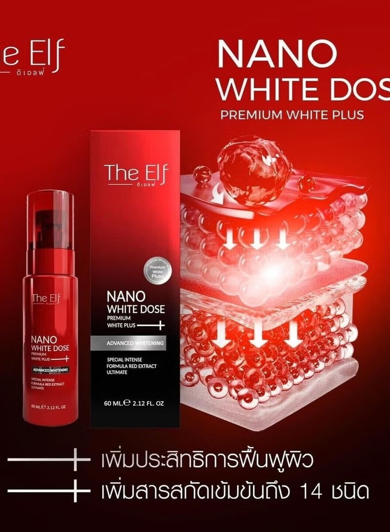 The Elf Nano White Dose Premium White Plus – Advanced Whitening Serum with 14 Skin Boosting Ingredients – 60ml - Image 4