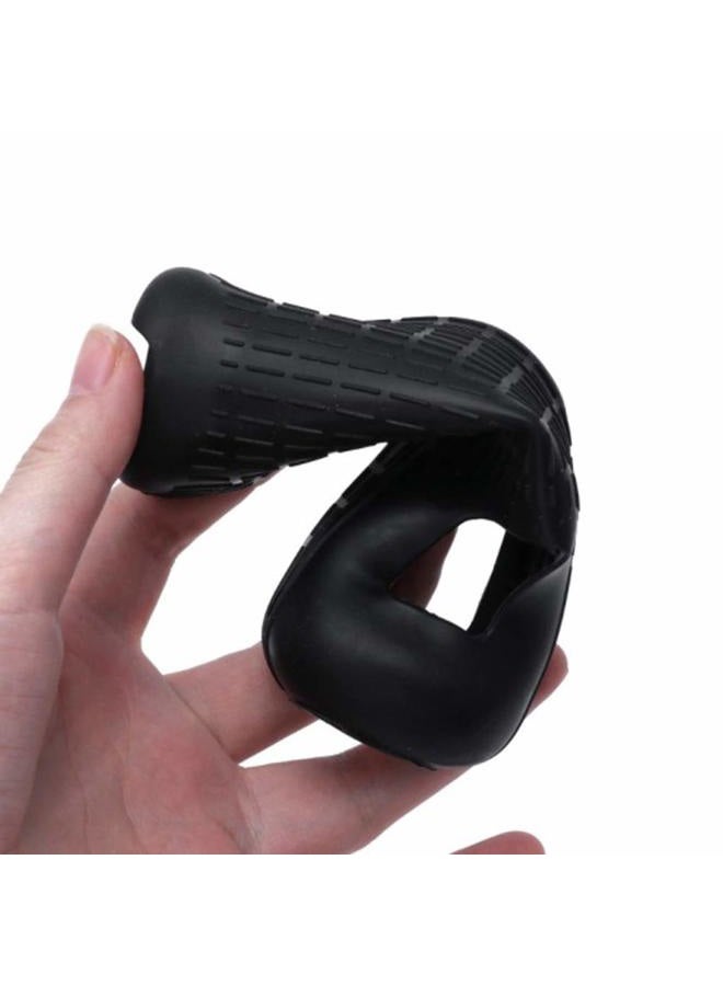 Lactivx 2X Wii Silicone Case Cover with Wrist Strap for Wii Remote Controller (Black) - Image 5