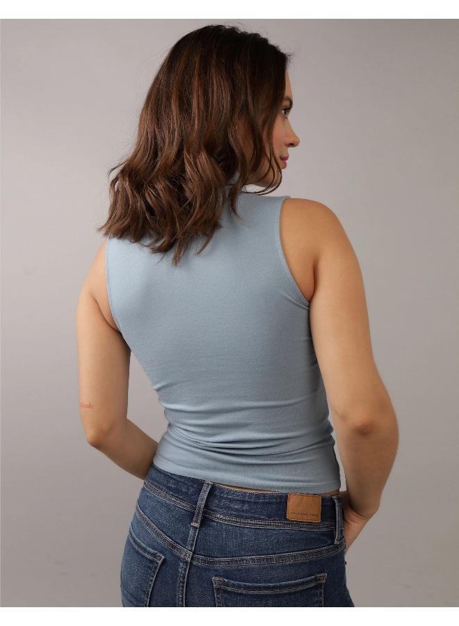 American Eagle Mock Neck Tank Top  - Image 4