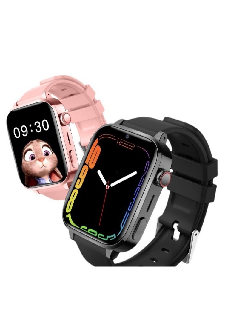 AROAQ Kids Smart Watch, Multifunctional Touching Screen Children Smartwatch, large screen multi-function video call smart watch for boys and girls, H18-[White] - Image 2