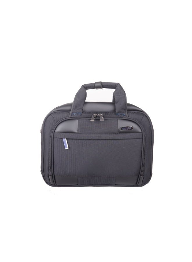 AMERICAN TOURISTER Merit Laptop Briefcase S, 100% Polyester, Black|Removable Laptop Sleeve|15.6" Laptop Compartment|Water Resistant Material|Smart Sleeve - 1 Year International Warranty - Image 3