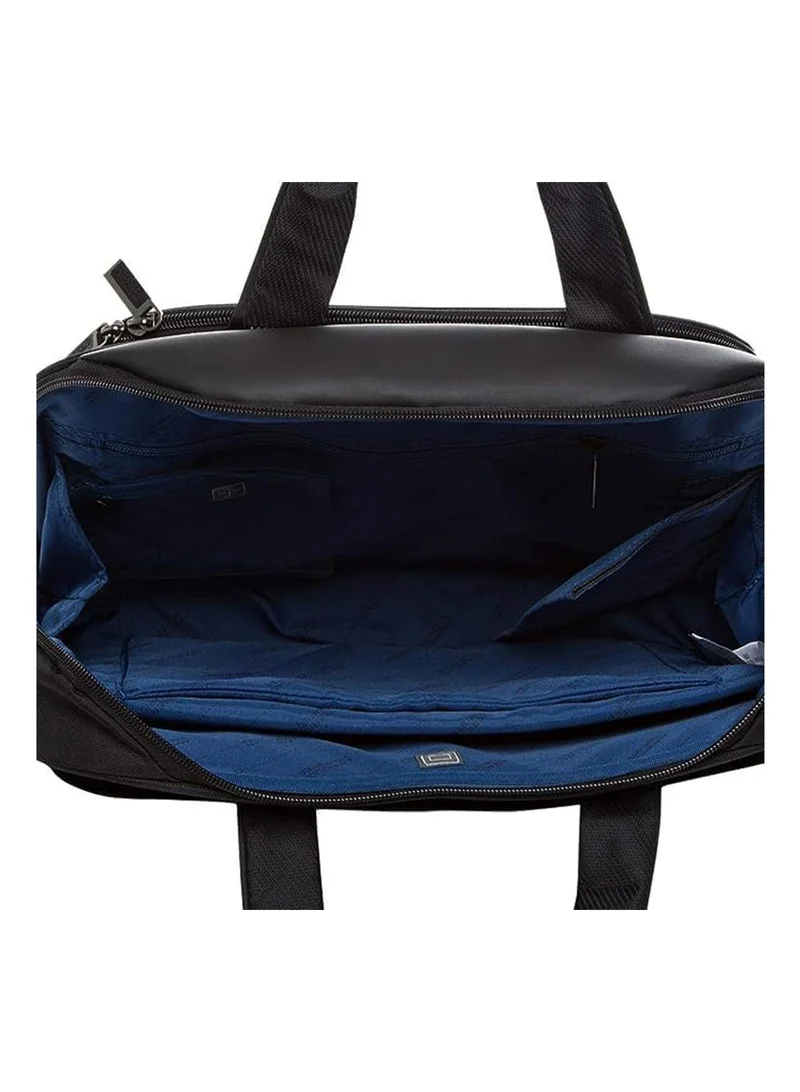 American Tourister  Merit Laptop Briefcase S, 100% Polyester, Black|Removable Laptop Sleeve|15.6" Laptop Compartment|Water Resistant Material|Smart Sleeve - 1 Year International Warranty  | Best Price UAE