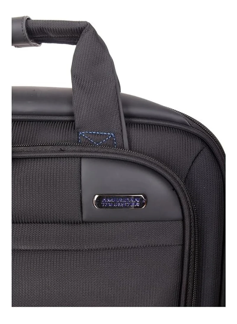 American Tourister  Merit Laptop Briefcase S, 100% Polyester, Black|Removable Laptop Sleeve|15.6" Laptop Compartment|Water Resistant Material|Smart Sleeve - 1 Year International Warranty  | Best Price UAE