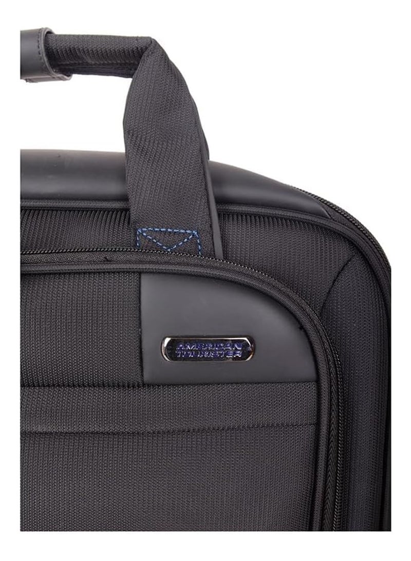 AMERICAN TOURISTER Merit Laptop Briefcase S, 100% Polyester, Black|Removable Laptop Sleeve|15.6" Laptop Compartment|Water Resistant Material|Smart Sleeve - 1 Year International Warranty - Image 5