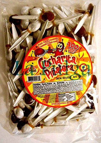 Safari Cucharita Pinatera Tamarind Flavored Mexican Candy Spoon 100 pcs Tamarindo - Image 3
