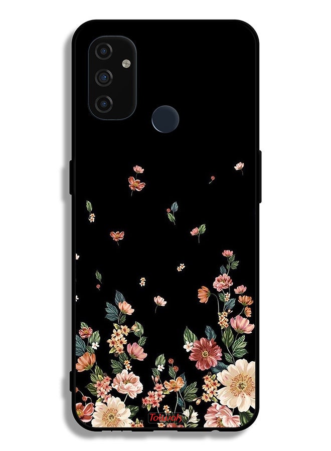 Tolwak OnePlus Nord N100 Protective Case Cover Small Flowers In Bottom - Image 2