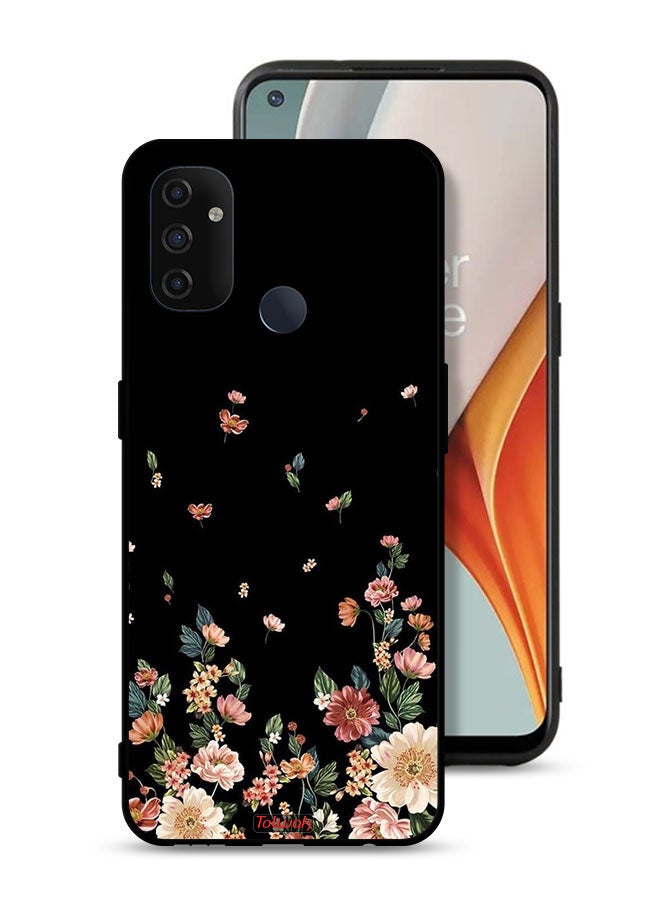 Tolwak OnePlus Nord N100 Protective Case Cover Small Flowers In Bottom - Image 1