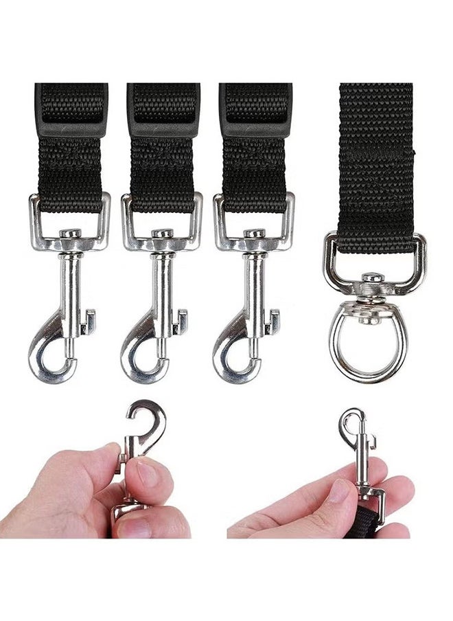 Depend 3 In 1 Dog Leashes, With Adjustable Detachable Coupler, Durable Strong Nylon Long Line Dog Leads, Anti-Pull Dog Leash, For Three Dogs Walking Hiking (Black)  - Image 5