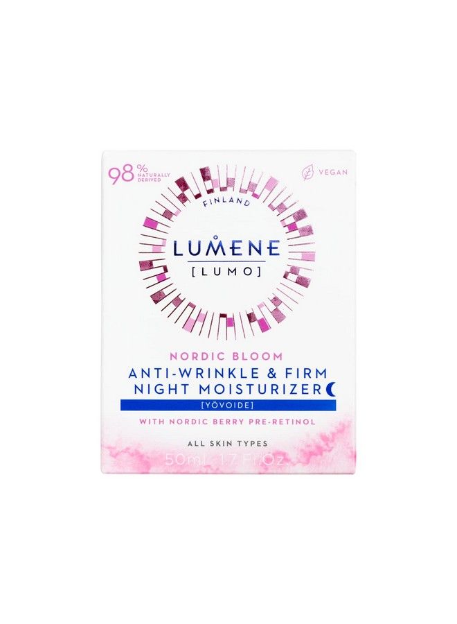 Lumene Anti Wrinkle & Firm Night Moisturizer Nordic Berry Pre Retinol Night Cream To Reduce Appearance Of Fine Lines And Wrinkles Anti Aging Skin Care Face & Neck Cream (50Ml) - Image 3