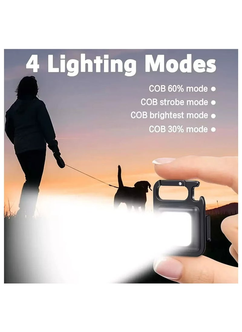 Mini LED Flashlight Keychain Multifunctional Portable COB Camping Lamps USB Charging Work Lights Outdoor Fishing Hiking Lantern - pzsku/Z9E77E65BABE1CB787D8BZ/45/_/1720272700/e8efd895-81d7-4c5e-a569-01a990e8a498