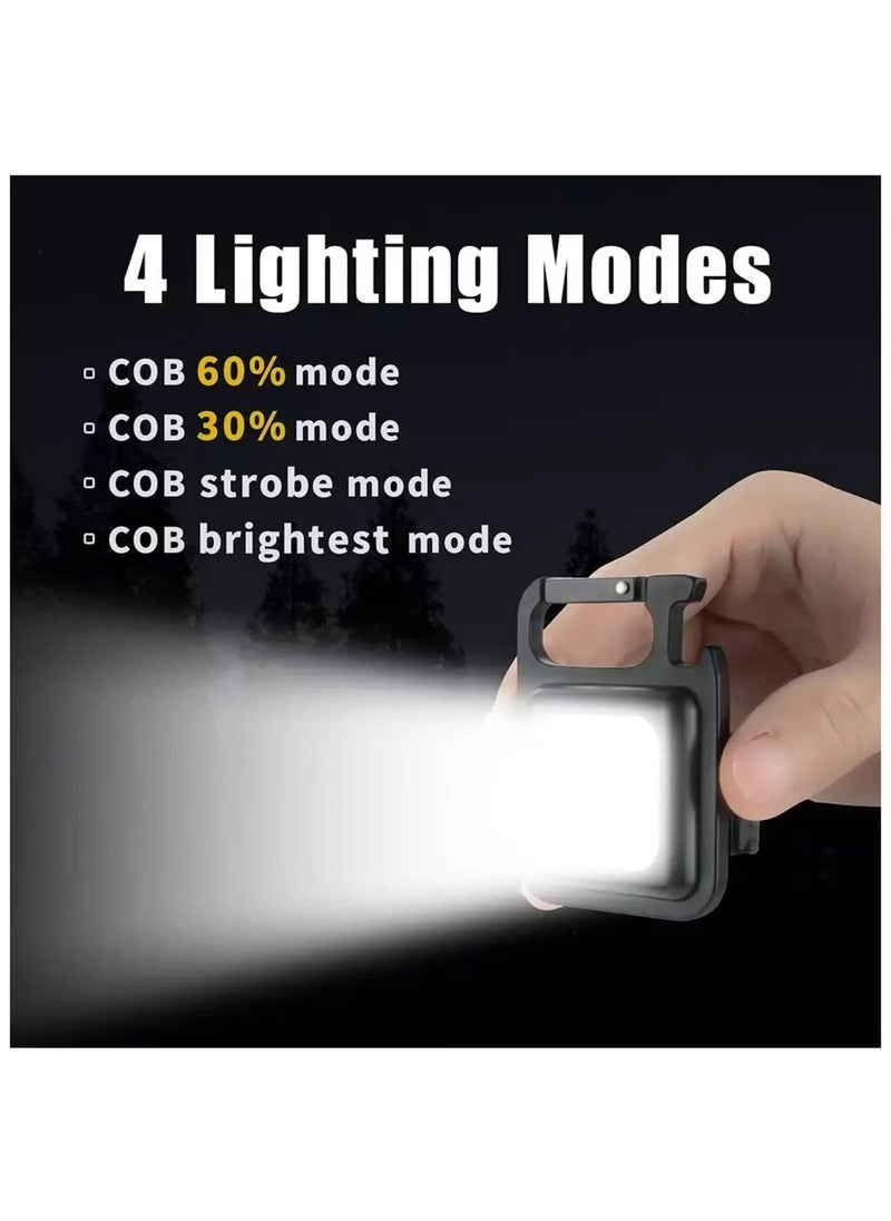 Mini LED Flashlight Keychain Multifunctional Portable COB Camping Lamps USB Charging Work Lights Outdoor Fishing Hiking Lantern - pzsku/Z9E77E65BABE1CB787D8BZ/45/_/1720272805/a2ecdda5-30f3-400c-8fec-6ed330b5ee92