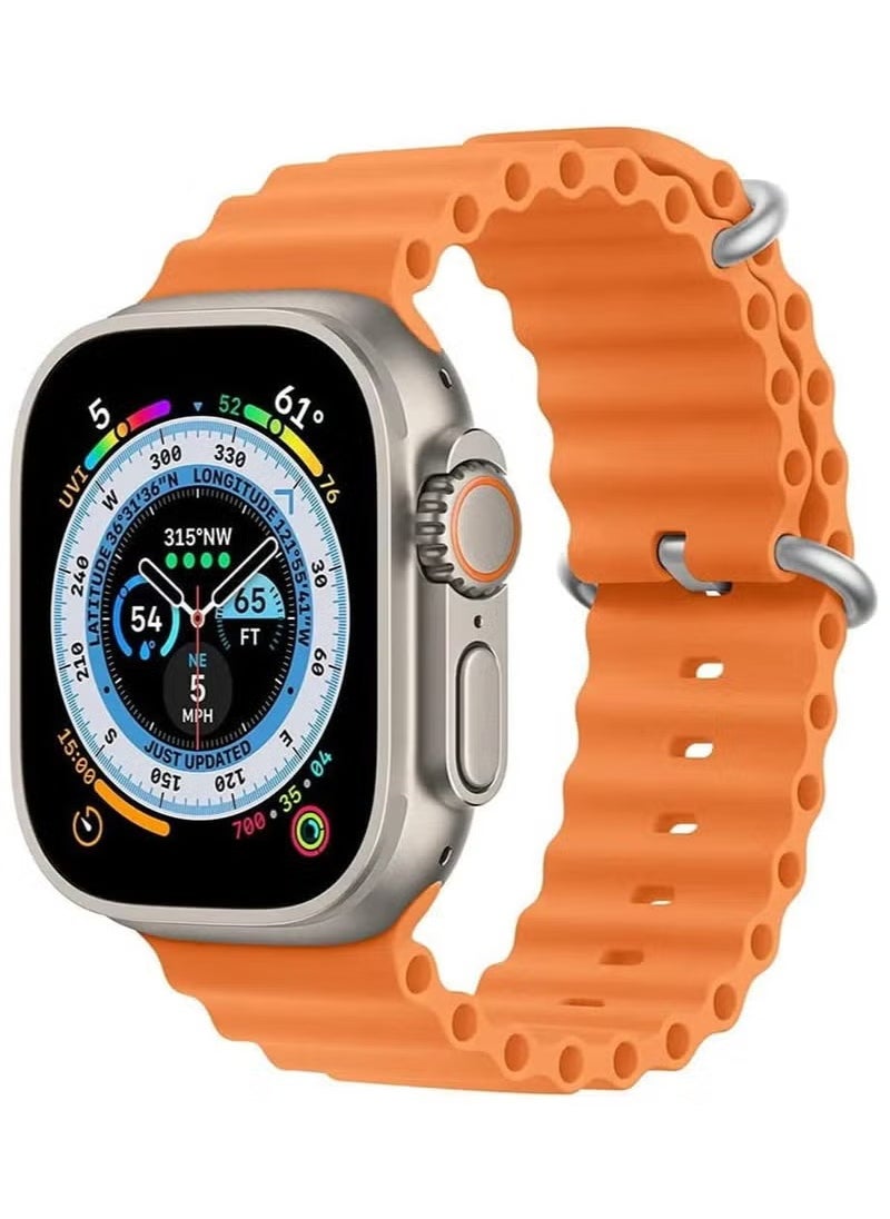 W&O - X8+ Plus Ultra SmartWatch – 49mm – Orange - Image 1