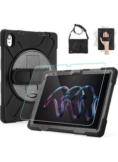 TYCKA Compatible with iPad 10th Generation Case Tempered Glass Screen Protector, Three Layer Drop Protection Case with 360 Rotating Stand for iPad 2022 10.9 inch, Hand/Shoulder Strap - pzsku/Z9E77ECDF296DDC7730A5Z/45/_/1689821772/6900bfe1-6485-4ea6-aa8b-553ea71ba3d4