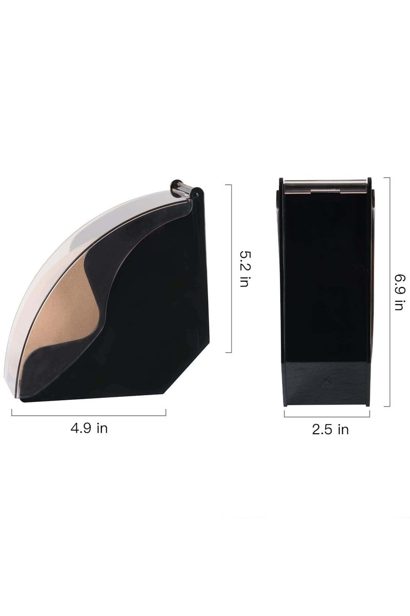 Anmi Coffee Filter Holder with 100 pcs V60 Coffee Filters Paper, Coffee Filter Storage with Dustproof Cover, Coffee Filter Box for Coffee Shop, Home, Office - Image 3