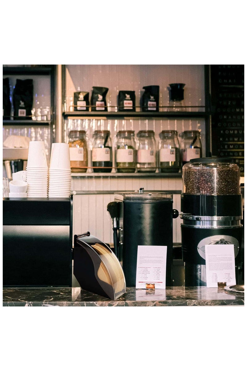 Anmi Coffee Filter Holder with 100 pcs V60 Coffee Filters Paper, Coffee Filter Storage with Dustproof Cover, Coffee Filter Box for Coffee Shop, Home, Office - Image 5