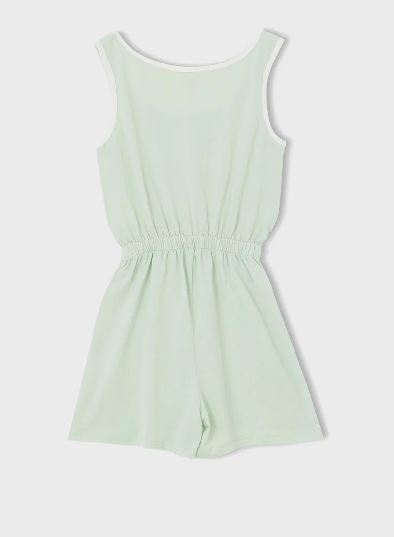 DeFacto Kids Slogan Playsuit