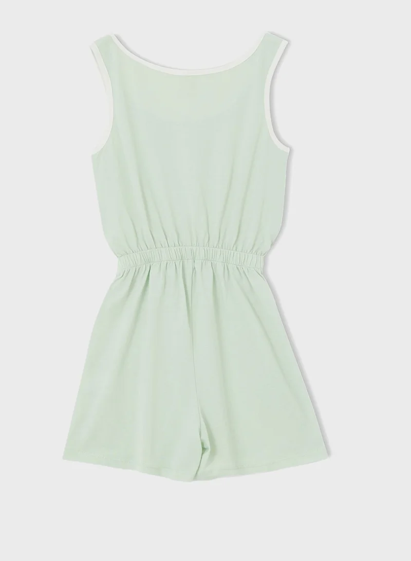 DeFacto Kids Slogan Playsuit