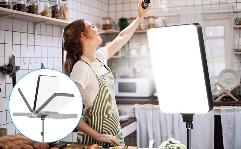 ADZOY Bi-Colors Panel Light Kit with 600 LED Power (upto 19 Inch) Model- RL-19, 2700-7500K Dimmable Photography Lighting with Remote, 7 Feet Tripod Stand for YouTube, Game Streaming, Video Photography - Image 5