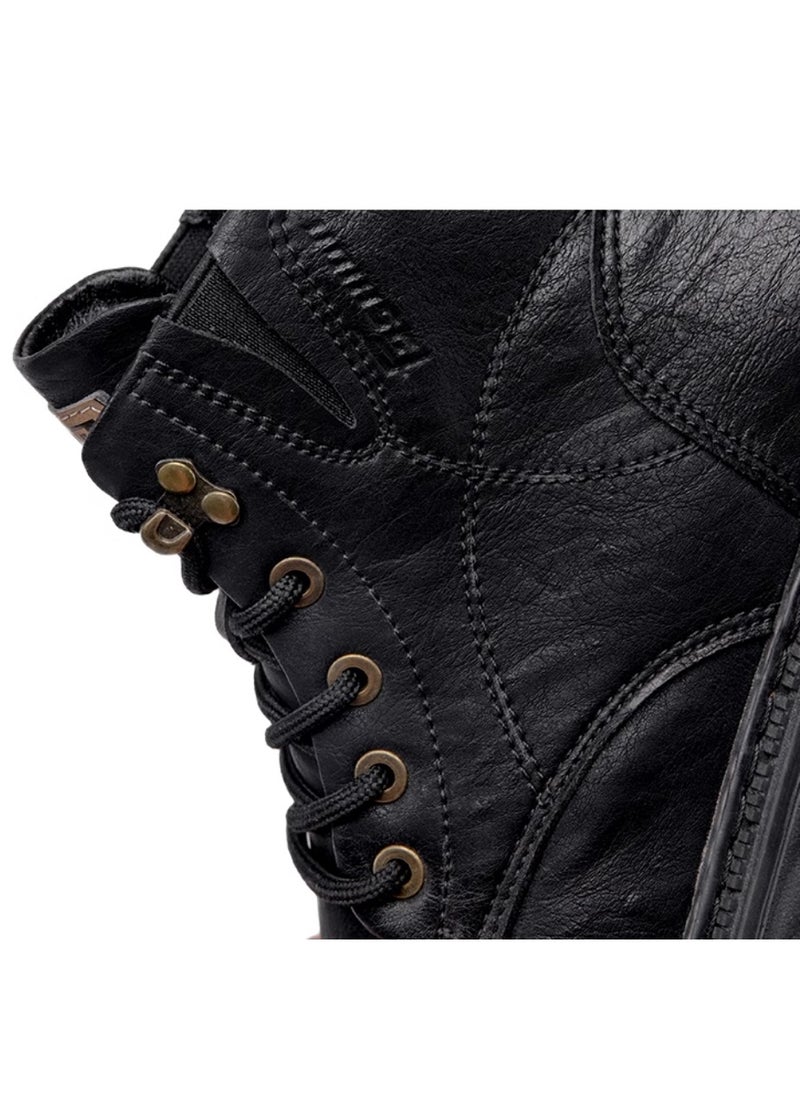 Deerway - Men's High Top Outdoor Waterproof Casual Shoes Martin Boots - Image 1