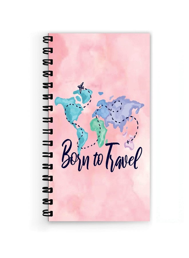 tinywalk Born to Travel Spiral Wiro Unruled Notebook Diary Journal Drawing Book Size-A5(6X9 Inches) (Born to Travel) - Image 1