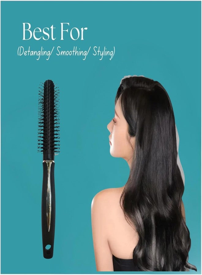Scarlet Line Breeze Round Hair Brush with Strong n flexible having Anti static ball tips, for Adding Quick Curls, Waves n Volume In Hair for Women Men - Image 3