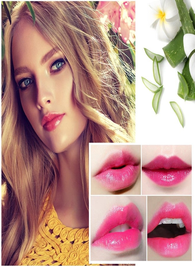LZYLLS Aloe Jelly Lipstick,Long Wear Nourishing Lip stick,Waterproof Moisturizing Color Changing Lip Balm Lipstick,Lip Gloss,Magic Temp Color Change Matte Lip Gloss Makeup - Image 2