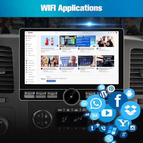 AWESAFE Qualcomm 8 Core 64GB Car Radio Stereo for Chevy Silverado Tahoe Equinox GMC Sierra Yukon 2007-2013 with CarPlayAndroid Auto - Image 4