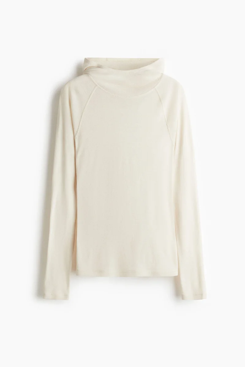 H&M Wool hooded sports top