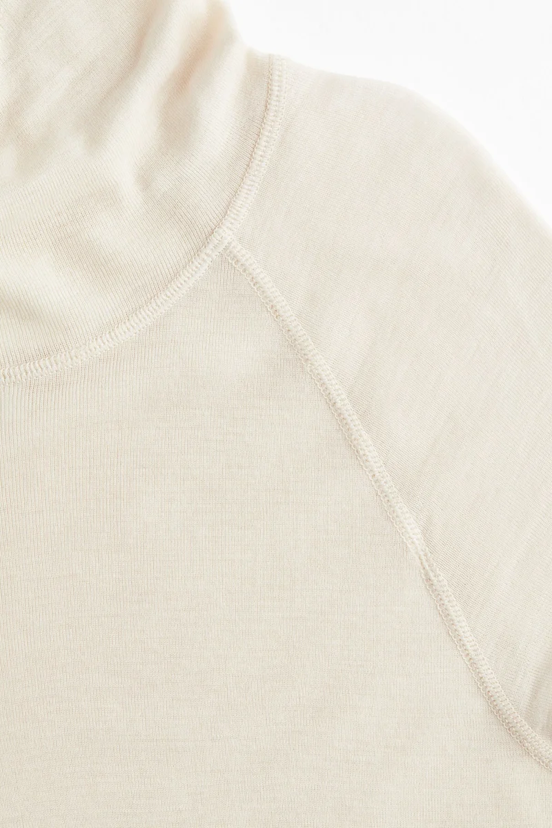 H&M Wool hooded sports top