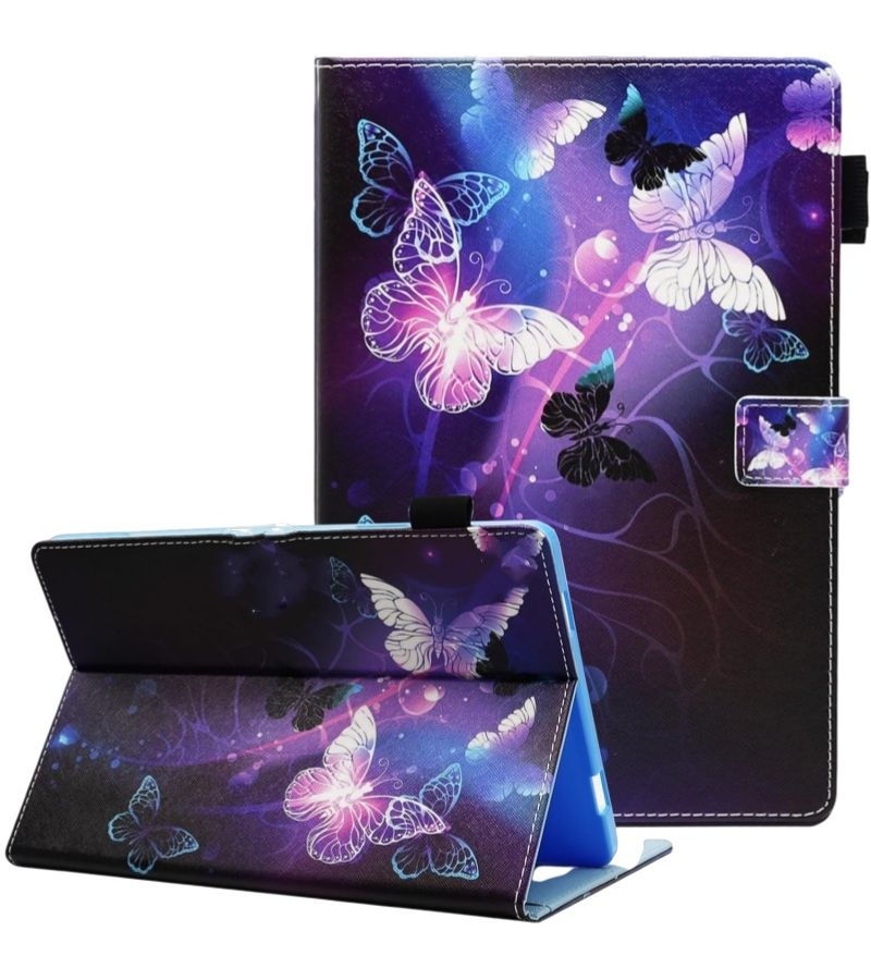 Protective Case For 10.1 Inch Tablets Black Butterfly - Image 4